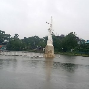 চাঁদপুরে বছরের সর্বোচ্চ বৃষ্টিপাত, শহরে জলাবদ্ধতা