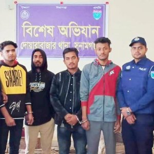 সুনামগঞ্জে হিন্দু সম্প্রদায়ের ওপর হামলার ঘটনায় ৪ জন গ্রেফতার