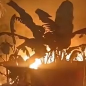 বজ্রাঘাতের আগুনে পুড়লো তুলার গুদাম