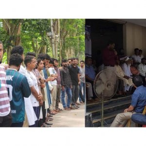 রাবিতে পোষ্য কোটা নিয়ে শিক্ষক-কর্মকর্তা-কর্মচারী ও শিক্ষার্থীদের পাল্টাপাল্টি কর্মসূচি
