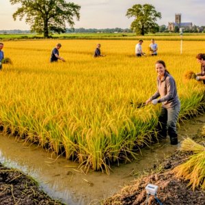যুক্তরাজ্যে প্রথমবা‌র উৎপন্ন হলো ধান
