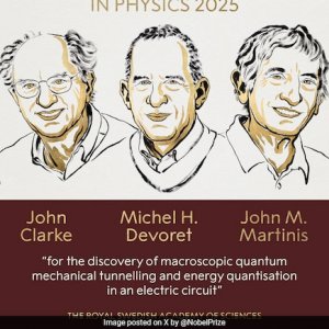 পদার্থবিজ্ঞানে নোবেল পেলেন ৩ মার্কিন বিজ্ঞানী