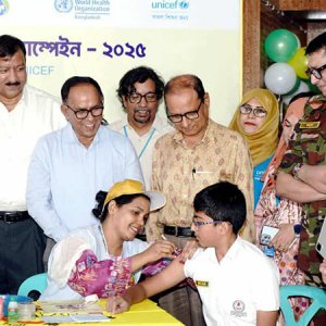 টাইফয়েড প্রতিরোধে সবাইকে সতর্ক থাকার আহ্বান