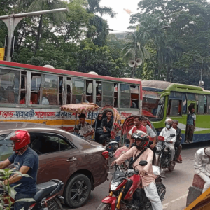 জামায়াতের মানববন্ধন ঘিরে রাজধানীতে তীব্র যানজট