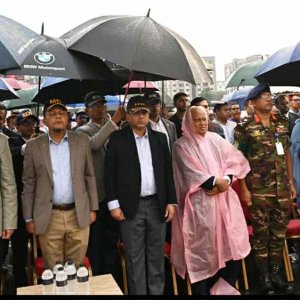 জুলাই সনদ স্বাক্ষর অনুষ্ঠানে ছিলেন তিন বাহিনীর প্রধানরাও