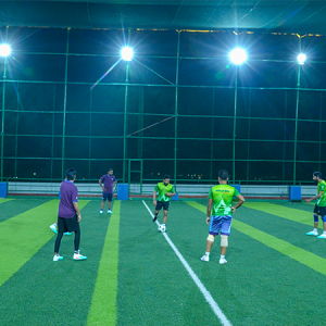 ওয়ালটন করপোরেট ফুটবল দলের নিবিড় অনুশীলন