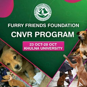 খুলনা বিশ্ববিদ্যালয় ক্যাম্পাসে পথপ্রাণীদের জন্মনিয়ন্ত্রণ ও টিকাদান কার্যক্রম