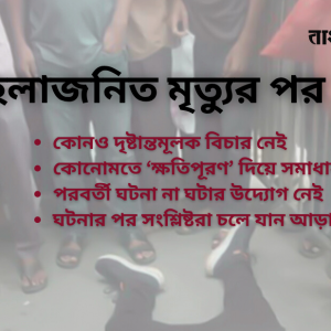 ‘অবহেলাজনিত’ মৃত্যু বলে কেউ স্বীকারই করে না