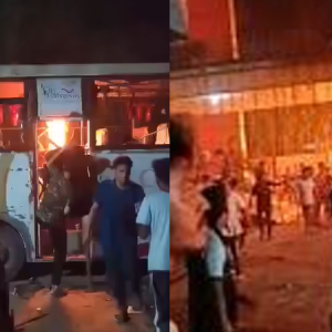 সাভারে ড্যাফোডিল ও সিটি বিশ্ববিদ্যালয় শিক্ষার্থীদের মধ্যে সংঘর্ষ, অগ্নিসংযোগ