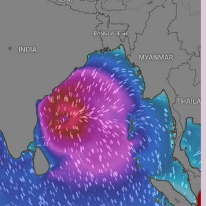 নিম্নচাপ ঘূর্ণিঝড় ‘মোন্থা’য় পরিণত, কোথায় আঘাত হানতে পারে?