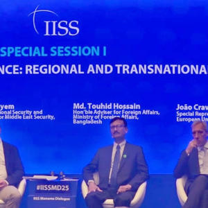 দেশে কোনও সশস্ত্র গোষ্ঠীকে কার্যক্রম চালাতে দেওয়া হবে না: পররাষ্ট্র উপদেষ্টা