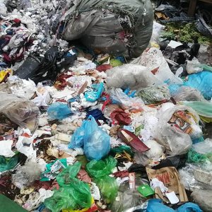 ময়লা ফেলাটাই যেন কাজ