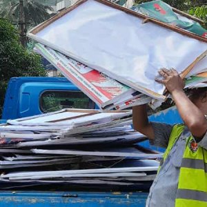 এক মাসে ১ লাখ ২৫ হাজার ব্যানার-ফেস্টুন অপসারণ করলো ডিএনসিসি
