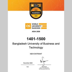 কিউ-এস এশিয়া র্যাঙ্কিংয়ে স্থান পেলো বিইউবিটি