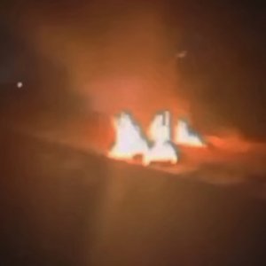 ব্রাহ্মণবাড়িয়ায় রেল লাইনে আগুন