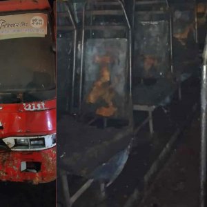 মিরপুরে বাসে আগুন দিয়ে পালানোর সময় নিহত ১