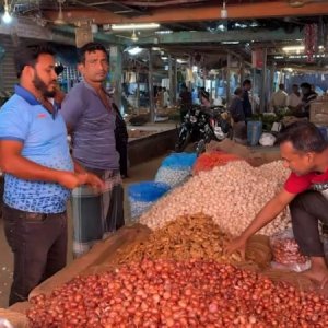 একদিনে হিলিতে পেঁয়াজের দাম কেজিতে কমেছে ২০ টাকা