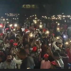 ময়মনসিংহ-১১ আসনে বিএনপির প্রার্থী বদলের দাবিতে মশালমিছিল