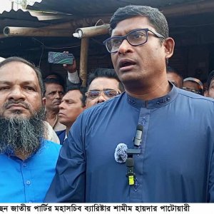 জাতীয় পার্টিকে ছাড়া নির্বাচন হলে সেই সরকার টিকবে না, গণবিপ্লব হবে: শামীম পাটোয়ারী