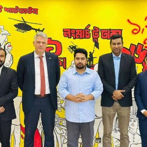 নাহিদ ইসলামের সঙ্গে নেদারল্যান্ডসের রাষ্ট্রদূতের বৈঠক