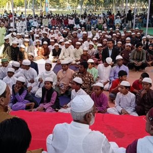 শোলাকিয়া মাঠে খালেদা জিয়ার জন্য দিনব্যাপী কোরআন খতম