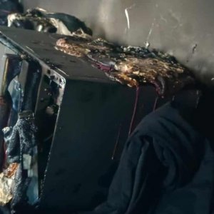 তুরা‌গে আবা‌সিক ভব‌নে আগুন