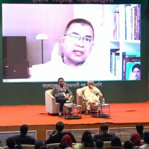 একটি দল একাত্তরে লাখ লাখ মানুষকে হত্যা করে এখন জনগণের ভোট চায়: তারেক রহমান