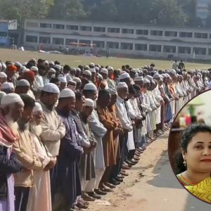 মোহাম্মদপুরে হত্যার শিকার মা-মেয়েকে নাটোরে দাফন