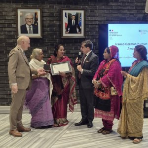 মানবাধিকারবিষয়ক ফ্রাঙ্কো-জার্মান পুরস্কার পেলেন বিএনএসকে’র সুমাইয়া ইসলাম