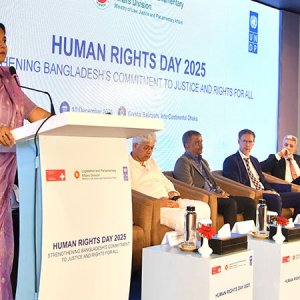 সরকার ন্যায়বিচার ও মানবাধিকার নিশ্চিত করতে বদ্ধপরিকর: রিজওয়ানা হাসান