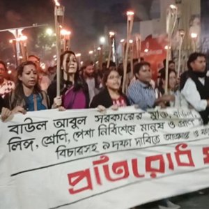 আবুল সরকারের মুক্তি ও হামলার বিচার দাবিতে রাজধানীতে ‘প্রতিরোধ যাত্রা’