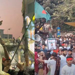 আসিফ মাহমুদের বিজয় র‍্যালি পরিণত হলো প্রতিবাদ মিছিলে