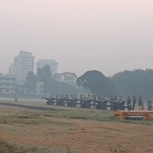 ৩১ বার তোপধ্বনিতে মুক্তিযুদ্ধের শহীদদের প্রতি গান স্যালুট প্রদর্শন