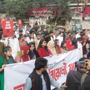 এনসিপির আগ্রাসনবিরোধী যাত্রায় নেতাকর্মীদের ঢল