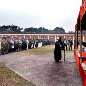 সুদানে শহীদ ৬ বাংলাদেশি শান্তিরক্ষীর জানাজা সম্পন্ন, রাষ্ট্রীয় মর্যাদায় শ্রদ্ধা