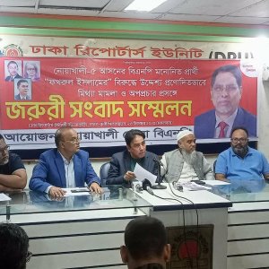 নোয়াখালী-৫ আসনে বিএনপির প্রার্থীর বিরুদ্ধে মামলা ‘ষড়যন্ত্রমূলক’ : জেলা বিএনপি  