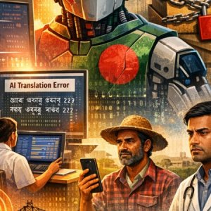 এআই দৌড়ে লাগাম টানছে বাংলা ভাষার ডেটা ঘাটতি