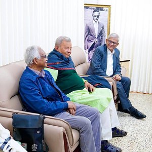 তারেক রহমানের সঙ্গে সিপিবিসহ বাম গণতান্ত্রিক জোটের শীর্ষ নেতাদের সাক্ষাৎ