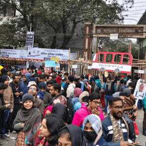 প্রথমবার জকসুর ভোট গ্রহণ শুরু 