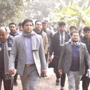 ‘হ্যাঁ’ ভোটের প্রচারণা চালাচ্ছেন রংপুর-১ আসনে এনসিপির প্রার্থী