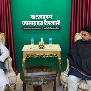জামায়াত আমিরের সঙ্গে নাহিদের বৈঠক