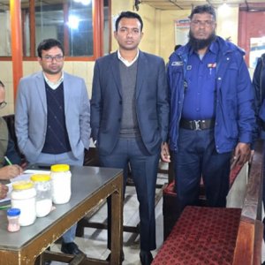 বগুড়ায় হোটেলে যৌথ অভিযান, লাখ টাকা জরিমানা