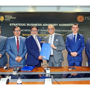 বেঙ্গল কমার্শিয়াল ব্যাংক ও আরএসএ অ্যাডভাইজরি লিমিটেডের মধ্যে বাণিজ্যিক চুক্তি