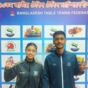 ৪০তম জাতীয় টেবিল টেনিসে খই খইয়ের ডাবল, পুরুষ এককে সেরা হৃদয়