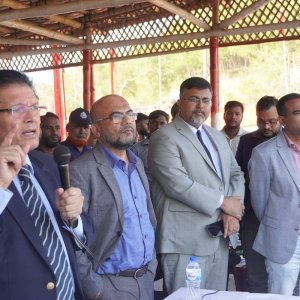 কক্সবাজারে রোহিঙ্গা ক্যাম্প পরিদর্শনে ড. খলিলুর রহমান