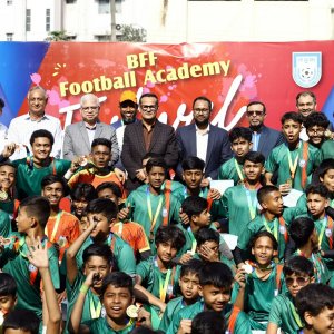 খুদে ফুটবলারদের নিয়ে উৎসব 