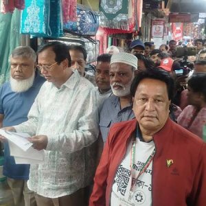 ঢাকা-১৭ আসনে তারেক রহমানের পক্ষে বিএনপির গণসংযোগ