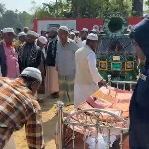 শিশু হুজাইফা জানাজায় মানুষের ঢল, শোকে স্তব্ধ টেকনাফ