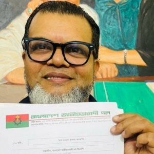 বাবার দল বিলুপ্ত করে ধানের শীষে নির্বাচন করা এহসানুল হুদার পরাজয়