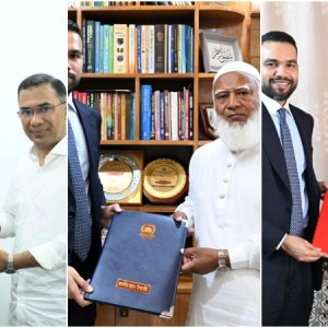 তারেক-শফিকুর-নাহিদকে প্রধান উপদেষ্টার শুভেচ্ছা বার্তা